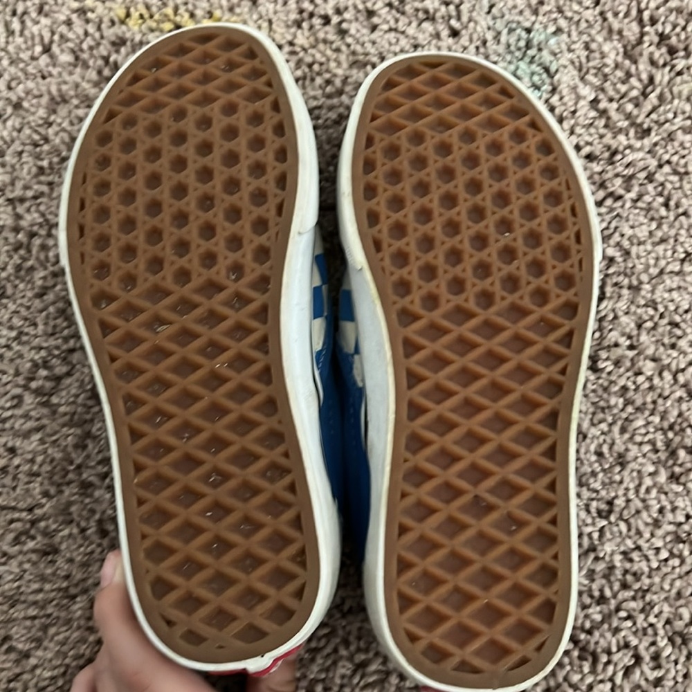 Blue Checker Vans - Picture 5 of 7